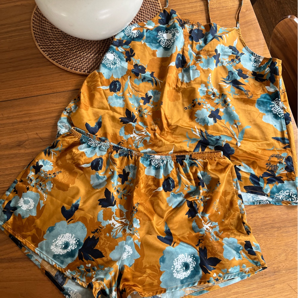 Stars Above Floral Sleepwear Set